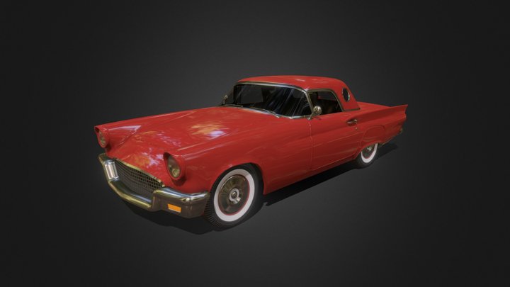 1950s Classic Car #3 3D Model
