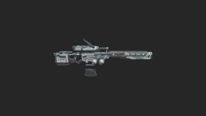 Paladin AMRR (Anti-Material Rail Rifle) 3D Model