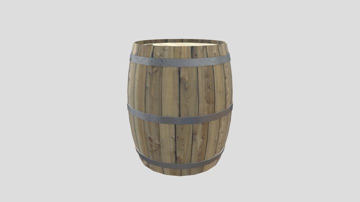 Barrel 3D Model