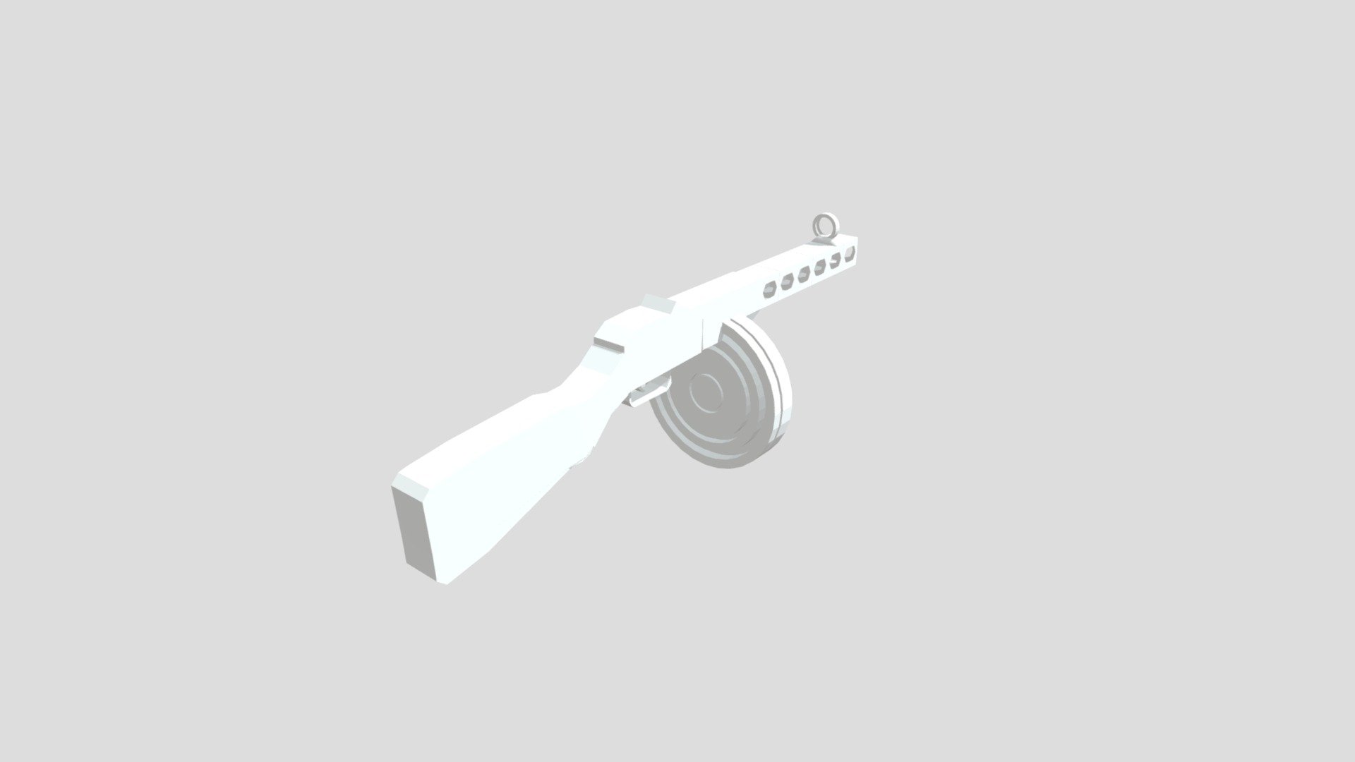 PPSH41low poly