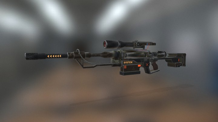 Sniper Pro 3D Model