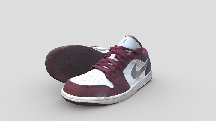 Jordan 1 Low 👟 – Modello 3D gratuito STL