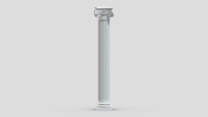 Empire Column 3D Model