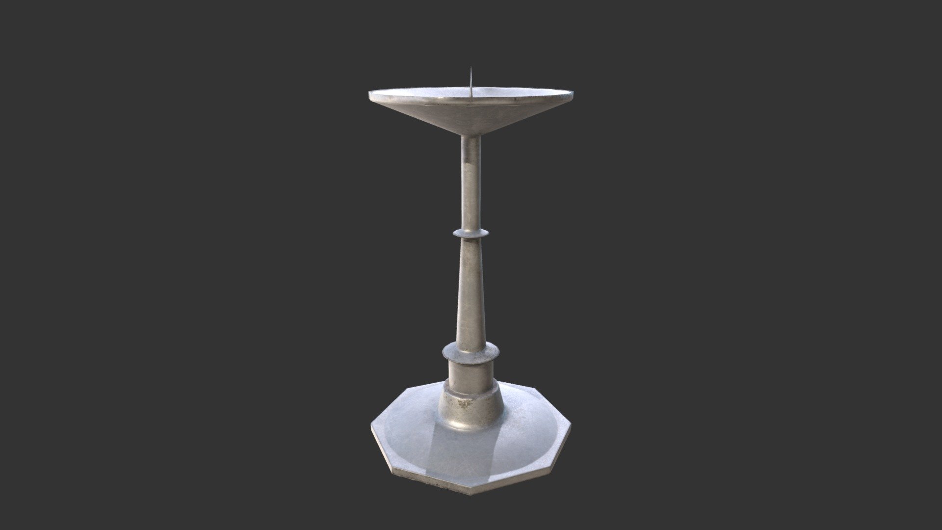 Zinc Candle Holder - 3D model by Patrick Hödl (@patrickhoedl) [cb135ce ...