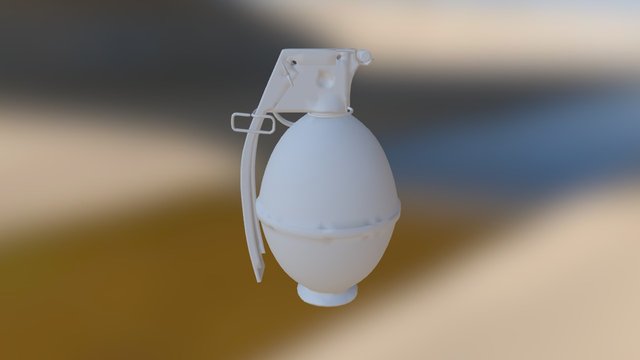 M26 Frag Grenade 3D Model