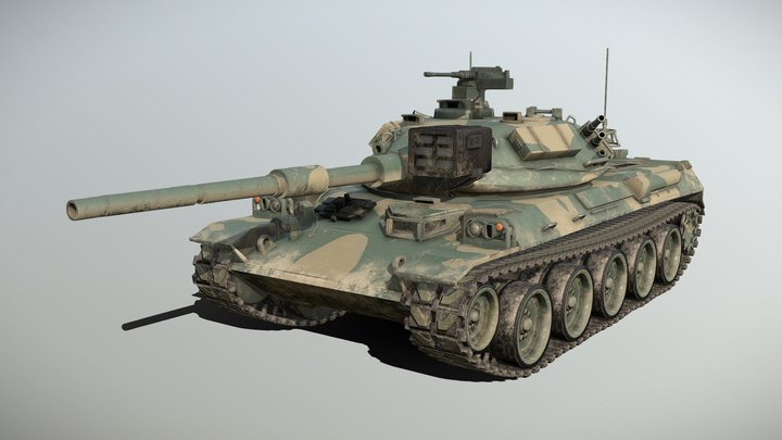 Type 74 3D Model