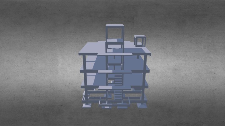 PROJETO ESTRUTURAL- EDIFICIO MULTIFAMILIAR 3D Model