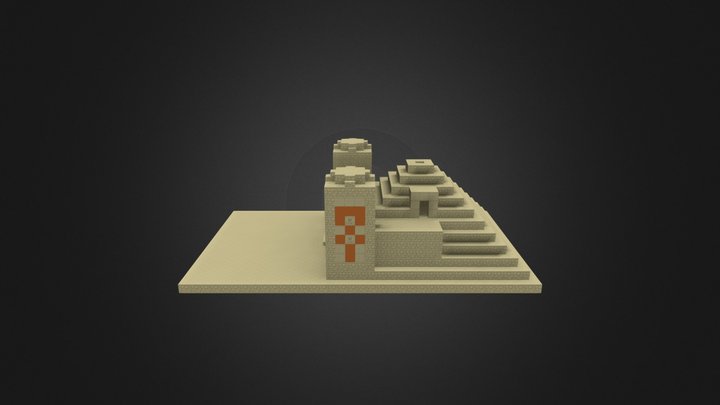 Desert Battle Arena 3D Model