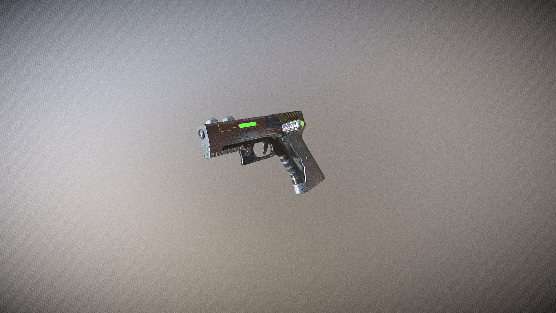 Sovietpunk Pistol