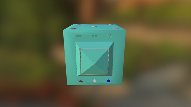 CubeLink Cyan 3D Model