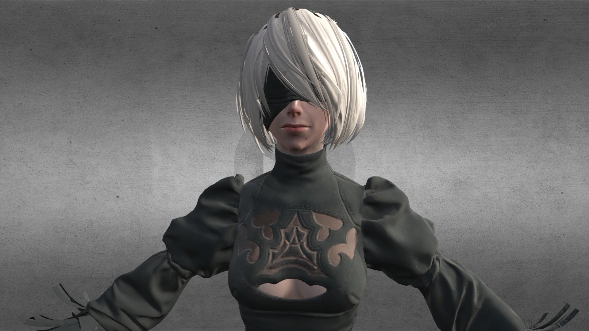 Nier：YoRHa No.2 Type B - Download Free 3D Model By Trouvaille (@dashdu ...