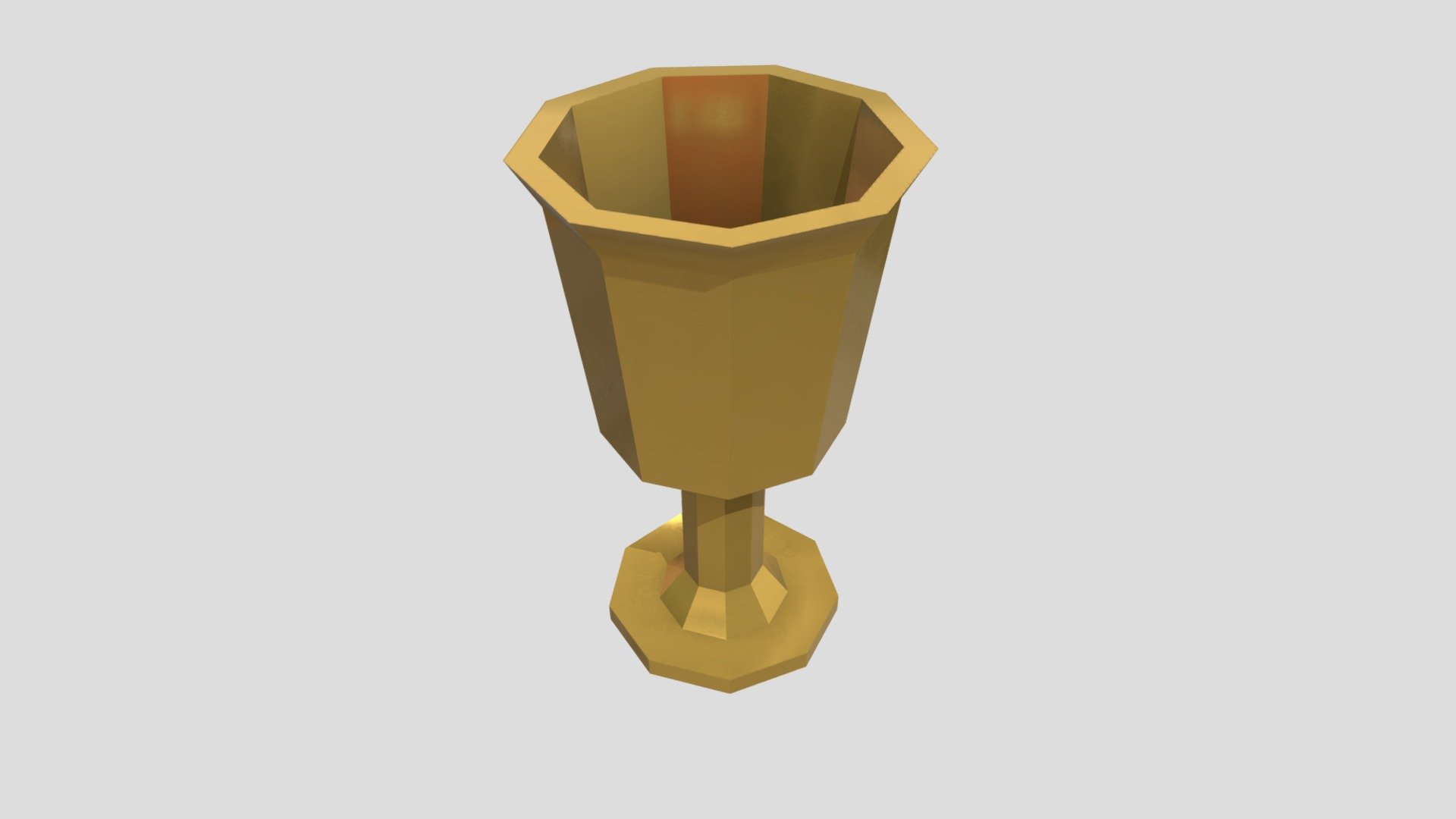 Clout Low Poly Cup Emission