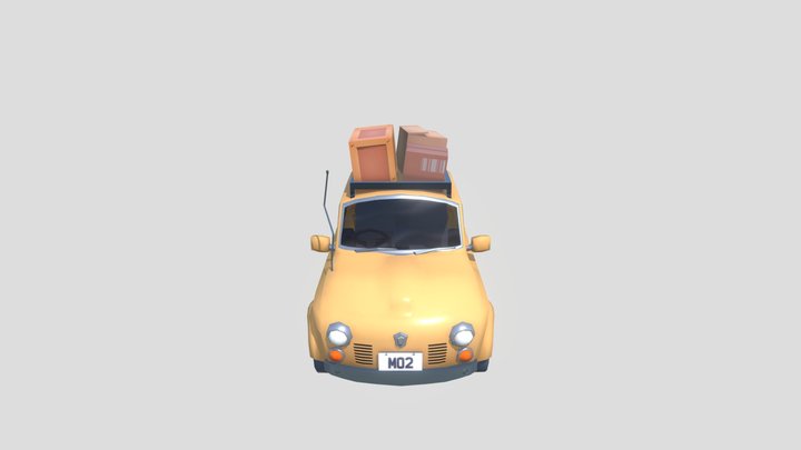 Moving out car 3D Model