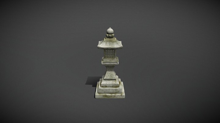 Japanese Stone Lantern (Tōrō)