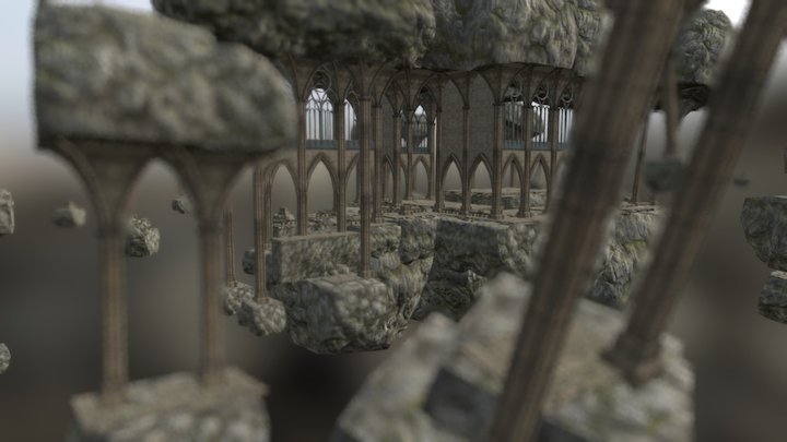 Temple of the fifth element 3D Model