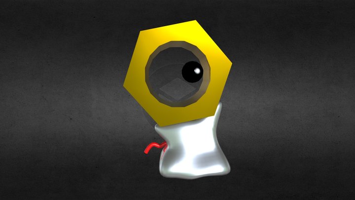 Meltan - Pokémon Let's Go Fan Art 3D Model