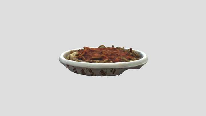 Mikazuki's Italian Fried Noodles 3D Model