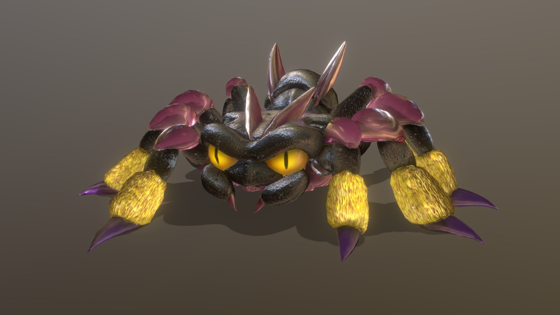 Aranha (Spider) - 3D model by Hugo.Dalben [cb19458] - Sketchfab