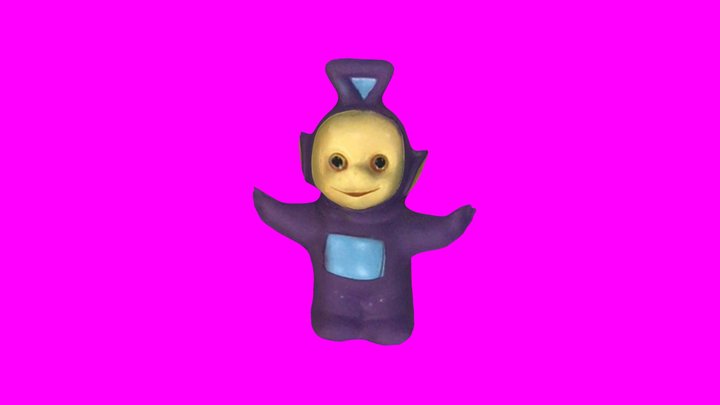Tinky Winky peach 3D Model