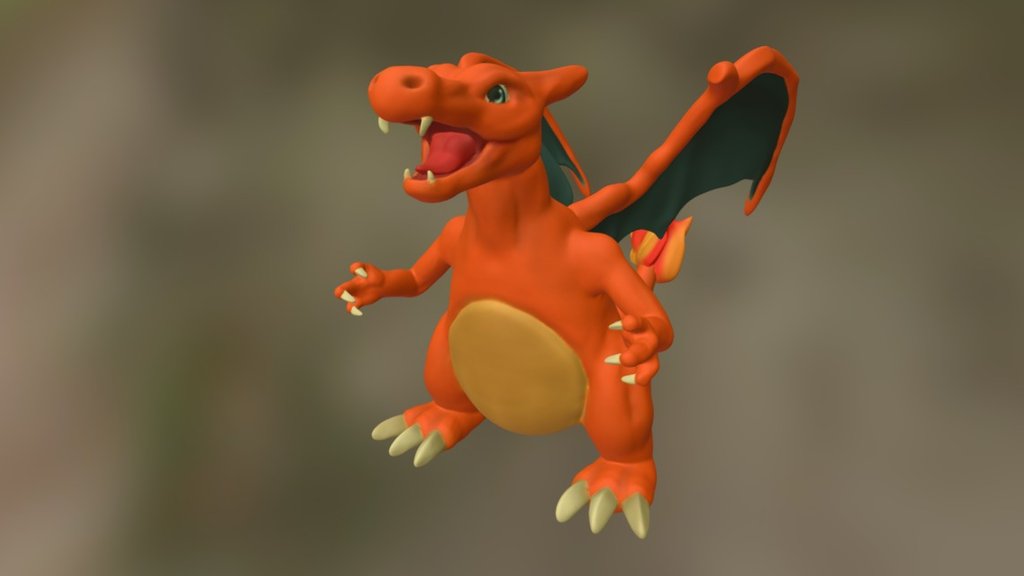 POKEMON - Charizard ( リザードン ) - 3D model by minhvizhang