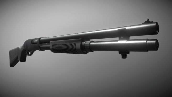 REMINGTON MODEL 870 3D Model