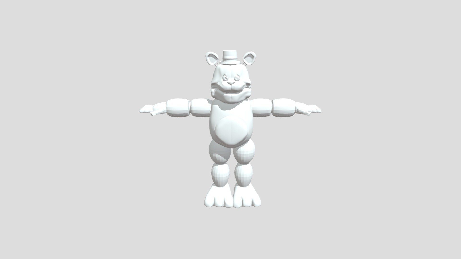 White Fast Fredbear - Download Free 3D model by Rick-Timmy [cb1a945 ...