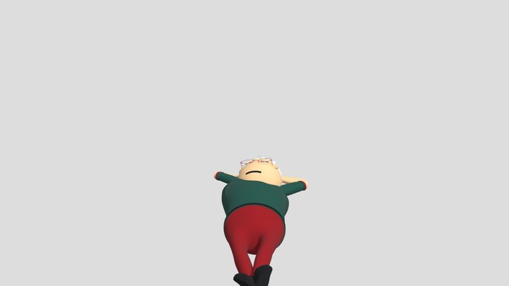 Gulli sleeping 3D Model