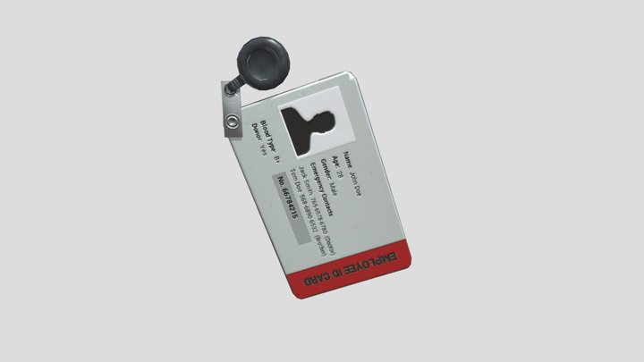 key_card_basic 3D Model