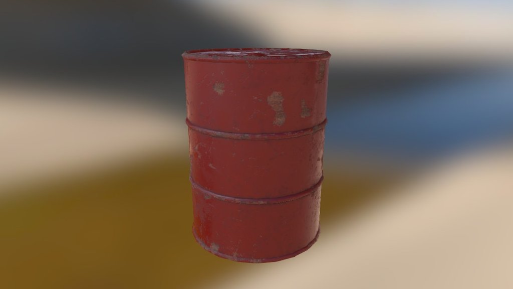 Oil Barrel - 3D model by Low Poly Land (@ismaben1993) [cb1bbac] - Sketchfab