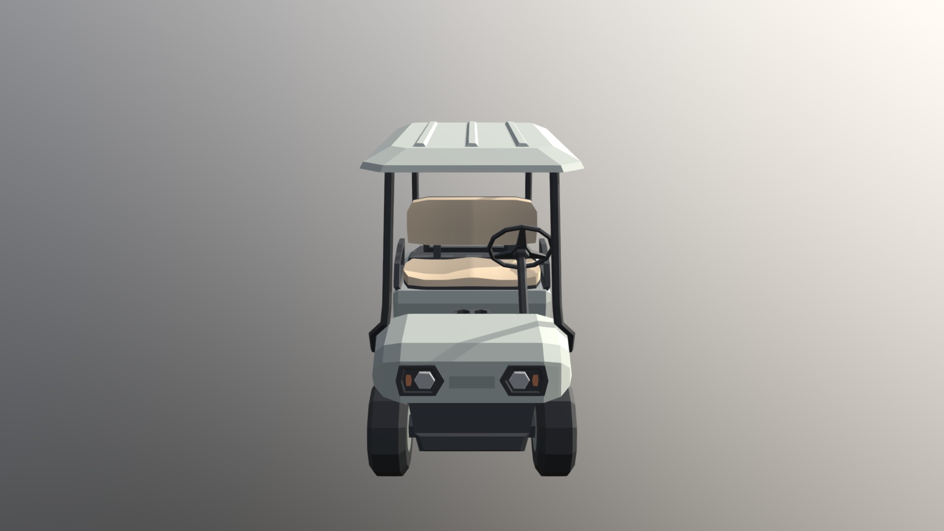POLYGON Golf Cart - 3D model by charlie09 [cb1bd56] - Sketchfab