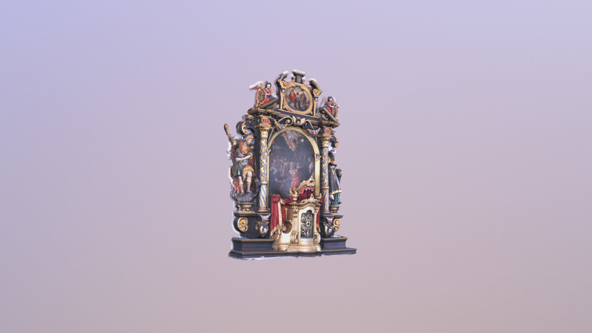Altar — Sketchfab embed 3D viewer