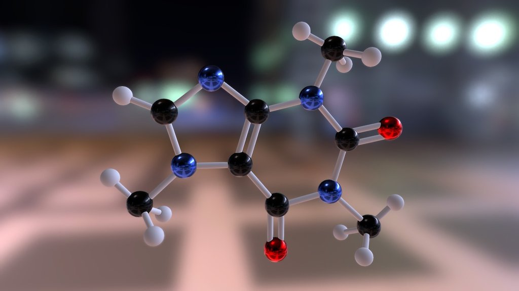 Caffeine - 3D model by Decoder_pr0 [cb1c2ab] - Sketchfab