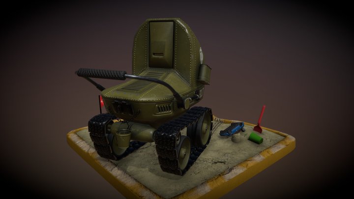 BT-317 (Baby Tank 317) 3D Model