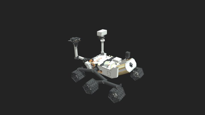 Minecraft Rover 3D Model
