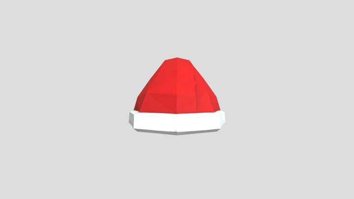 Gorilla tag santa hat 3D Model