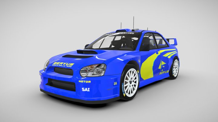 Rally Car Pro 12 3D Model