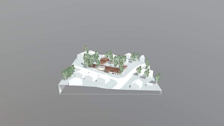 Vermo community concept by Willow architect 3D Model