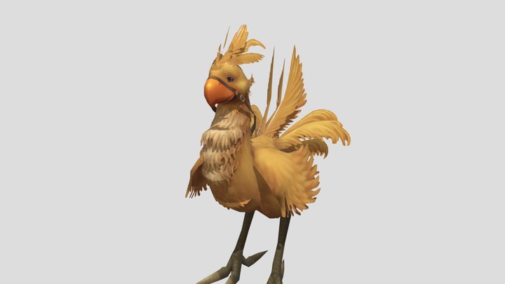 Chocobo - FFX 3D Model