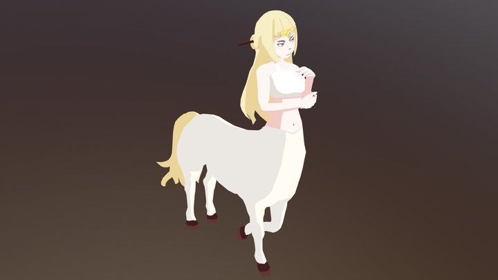 Centaur Girl 3D Model
