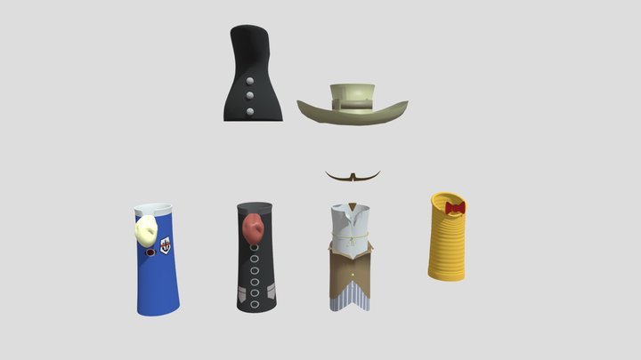 Archibald Asparagus Costumes – Modelo 3D gratuito STL