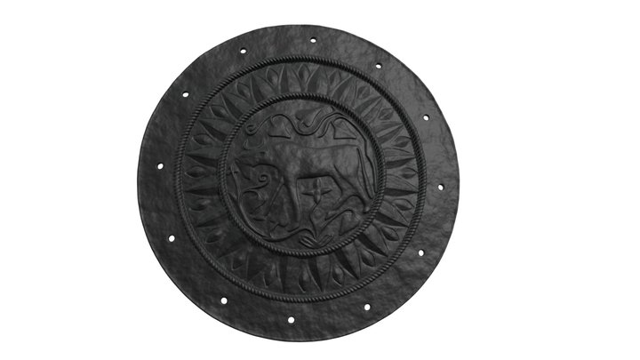 3D reconstruction - Bour Dacian Shield Iron 3D Model