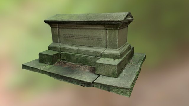 Charles' grave 3D Model
