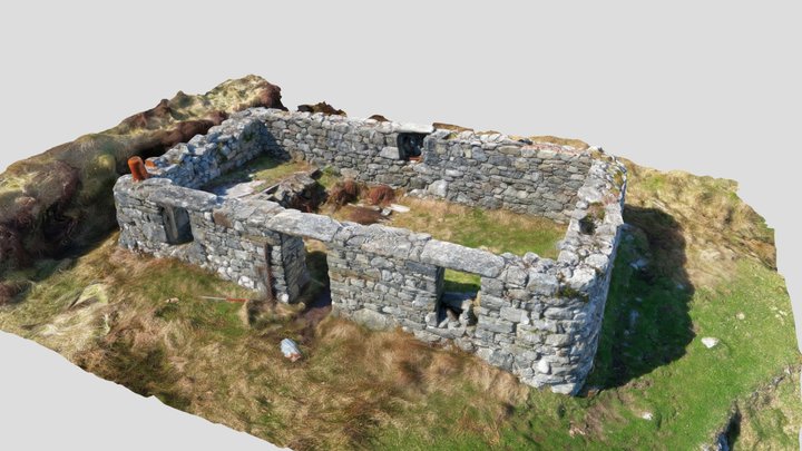 Rubha Ghaisinis - novel sheep dip 3D Model