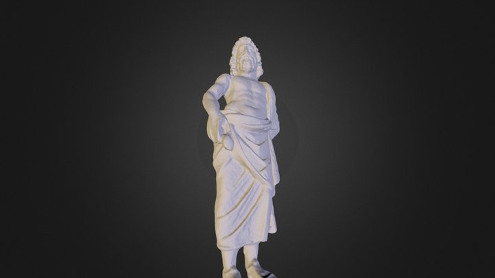Roman Asclepius - digitally restored - high res 3D Model