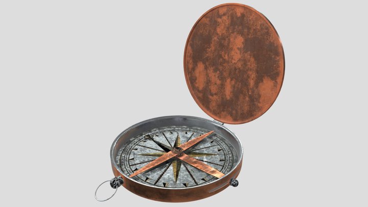 Vintage Compass 3D Model
