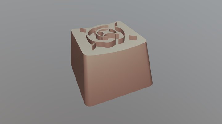Reyna Dismiss Ability Keycap - Valorant 3D Model