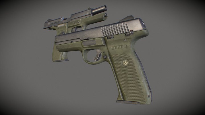 Ruger SR9 3D Model