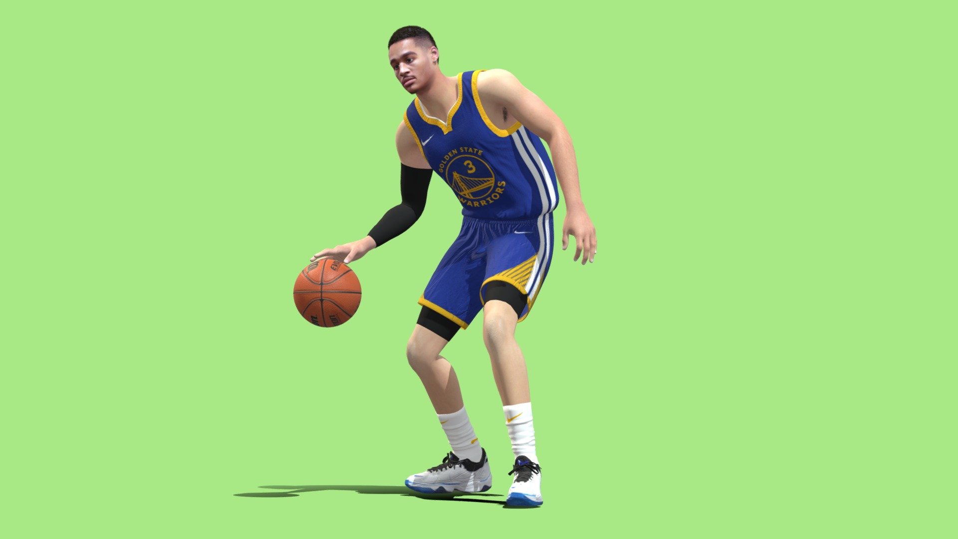 3D NBA Jordan and Other Basketball Players Wallpaper Home or