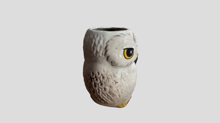 Owl cup 3D Model