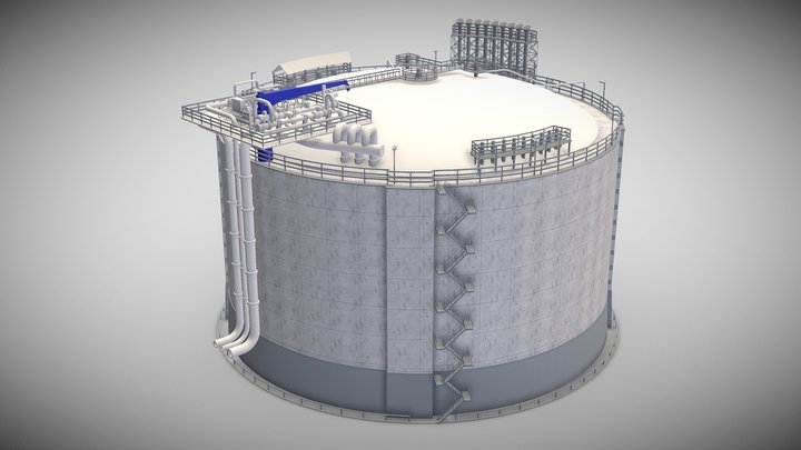Gas storage 3D Model